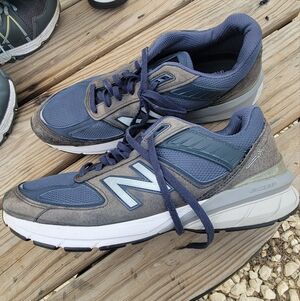 New Balance Men's Blue and Gray Running Shoes